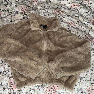 Streetwear Society Beige Sherpa Jacket